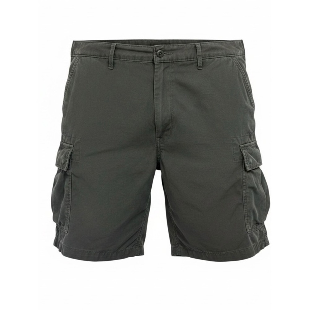 Levis Mens 40x9 Cargo Shorts Charcoal Grey WaterLess Cotton Twill (CC9)